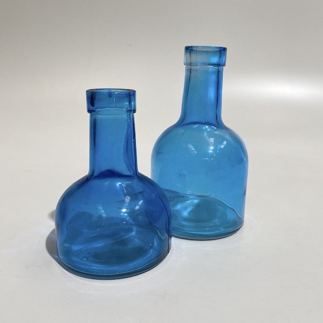 BOTTLE, Blue Glass - Small (2)